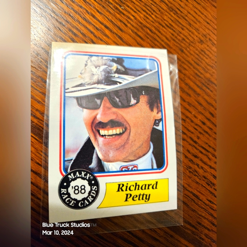 Richard Petty Maxx Race Card 1988 Vintage